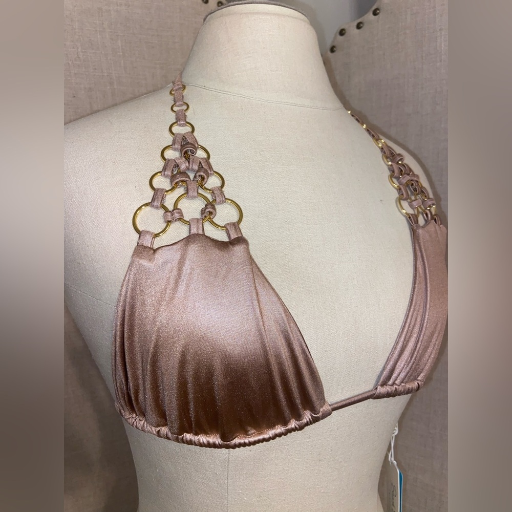NWT BEACH BUNNY IRELAND RING SWIM SET - BRONZE - Picture 2 of 8